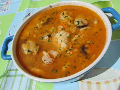 Sopa de pescado rápida y económica
