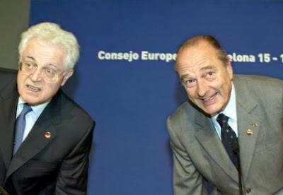Lionel Jospin y Jacques Chirac 