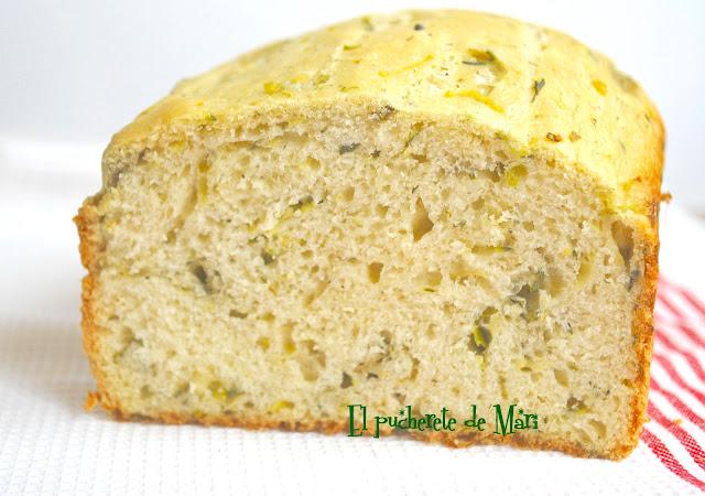 PAN DE LIMÓN ECOLÓGICO Y CALABACÍN A LA ALBAHACA