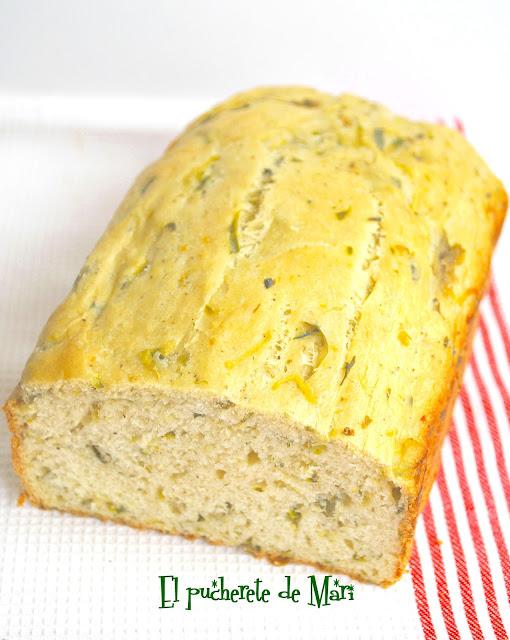 PAN DE LIMÓN ECOLÓGICO Y CALABACÍN A LA ALBAHACA