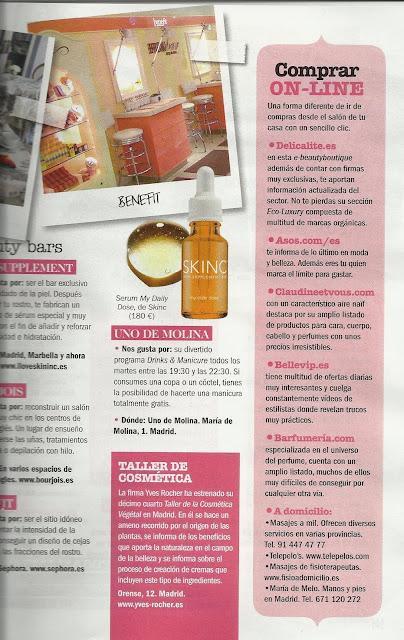 Claudine et vous en Cosmopolitan.