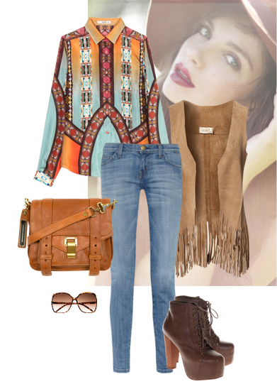 Guía denim + outfits de polyvore