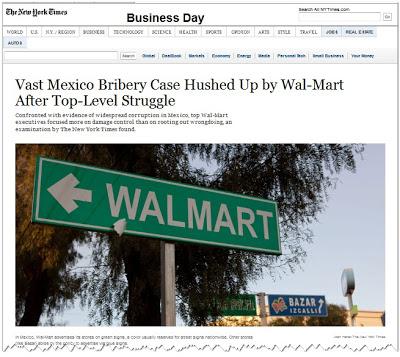 Corruptela neoliberal: la expansión de Walmart en México