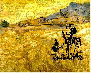 Don Quijote de la Mancha por Van Gogh