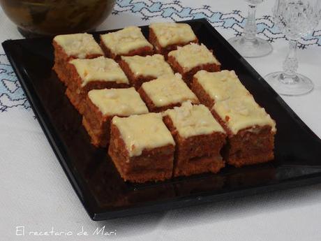PASTEL DE ZANAHORIA Y MACADAMIAS