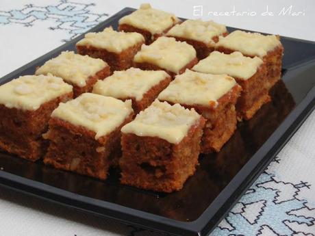 PASTEL DE ZANAHORIA Y MACADAMIAS
