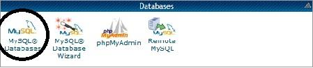 ícono de base de datos mysql