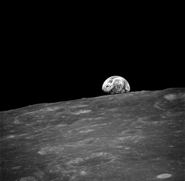 La LRO recrea la misión del Apolo 8 por un breve e histórico momento.