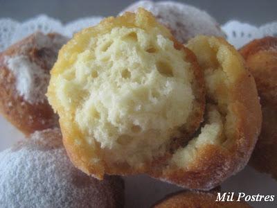 Buñuelos de limón y  miel