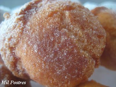 Buñuelos de limón y  miel