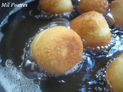 Buñuelos de limón y  miel