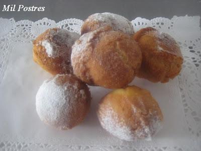 Buñuelos de limón y  miel
