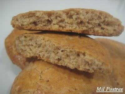 Pastas de mantequilla y azúcar moreno