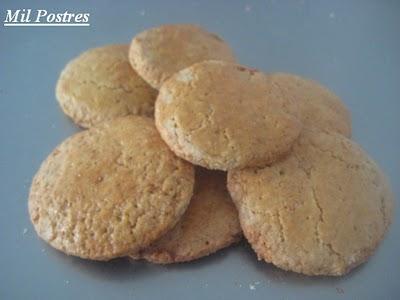 Pastas de mantequilla y azúcar moreno