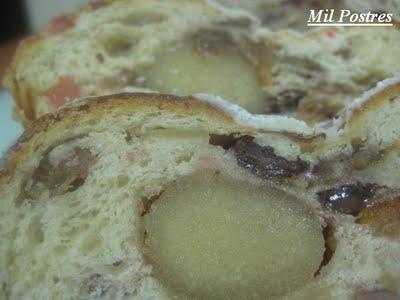 BBD nº 45.  Christmas Breads.  Panes de Navidad. Stollen relleno de mazapán