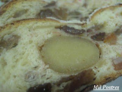 BBD nº 45.  Christmas Breads.  Panes de Navidad. Stollen relleno de mazapán