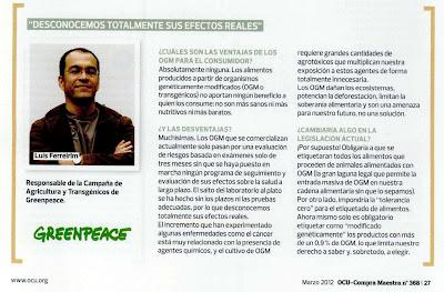 Greenpeace y la mentira como estrategia de marketing (II): Luis Ferreirim