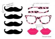 bigotes y gafas