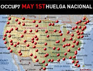 Por primera vez en la historia: Huelga histórica que ´devorará´ EE. UU.: 115 ciudades paralizarán el país el 1 de mayo.