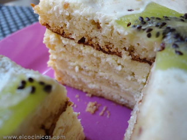 Tarta de kiwi