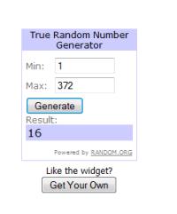 Resultado sorteo Tarántulas