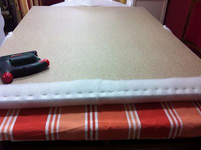 Diy: El cabecero tapizado de Isabel. Paso a paso