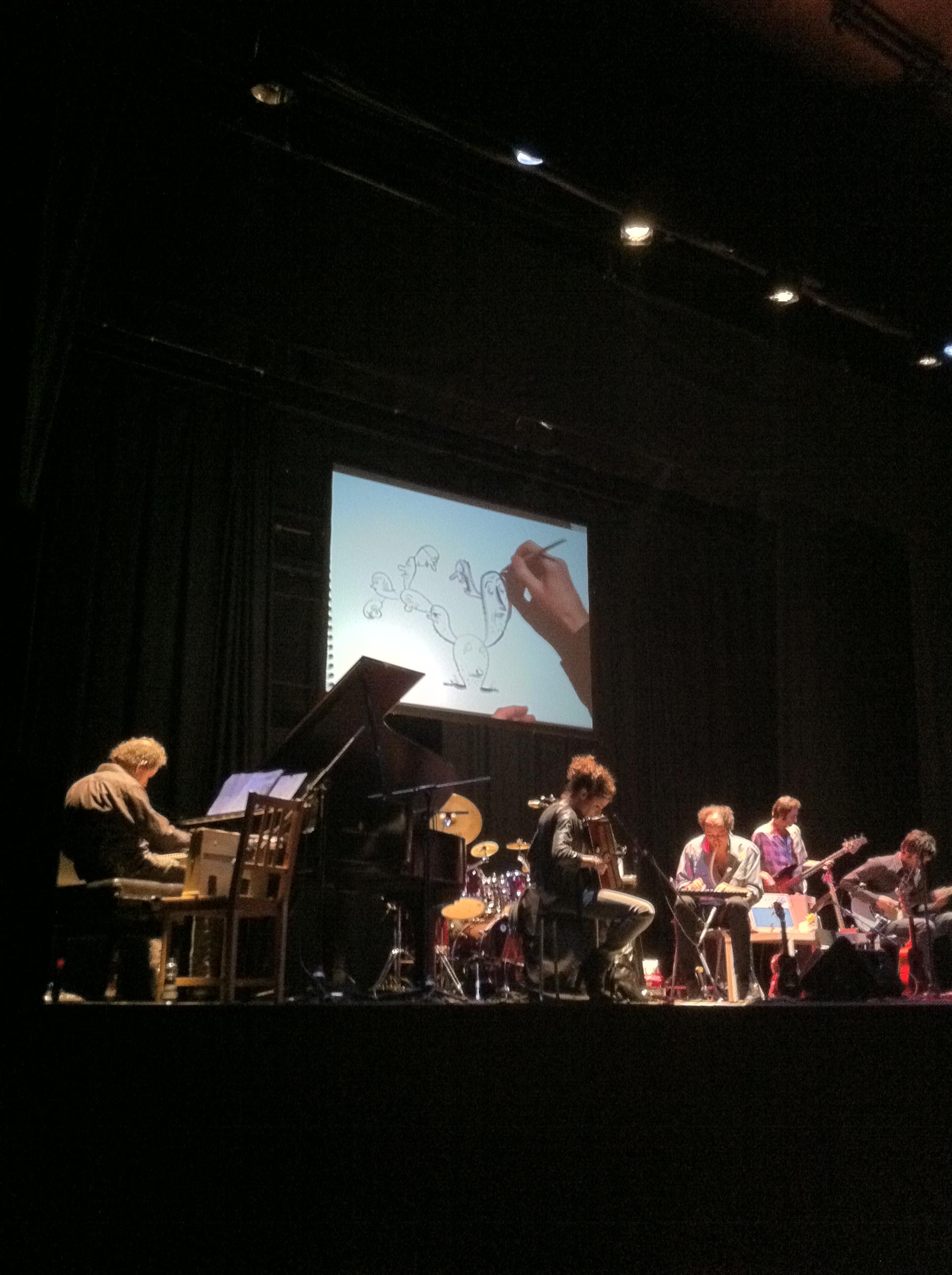 Concierto dibujado de Pascal Comelade, Max y Berberian