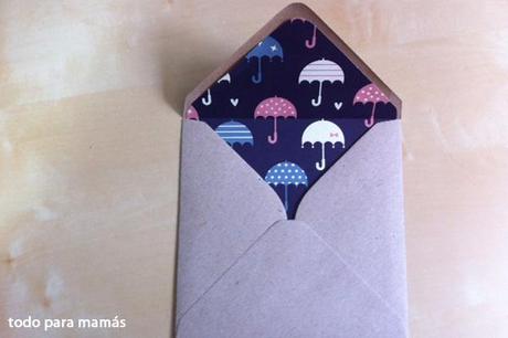 sobre marrón kraft personalizado