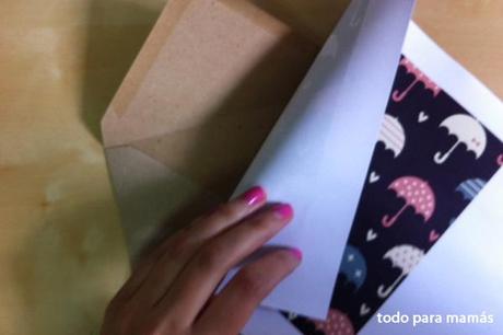 forro decorado para personalizar sobres