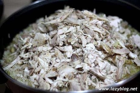 Pilaf de pollo en pasta filo, receta griega de Vefa