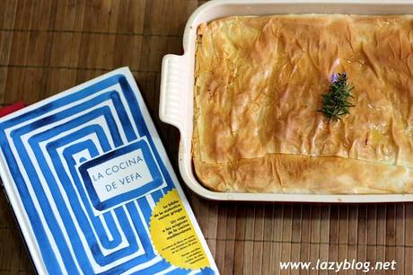 Pilaf de pollo en pasta filo, receta griega de Vefa