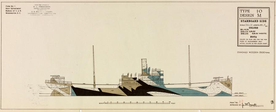 Los navíos camuflados de Maurice L. Freedman