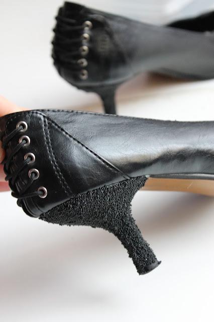 DIY Zapatos - Tacones caviar