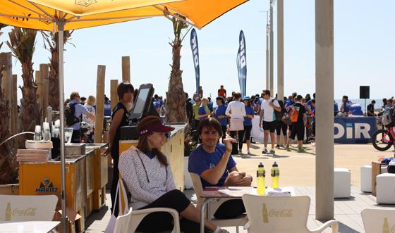 Spinning junto al mar con DiR y el equipo de Titan Desert