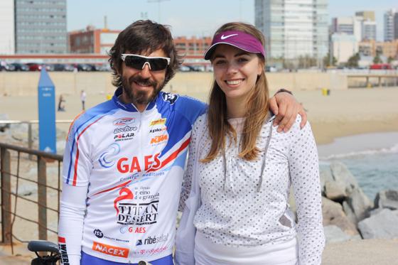 Spinning junto al mar con DiR y el equipo de Titan Desert