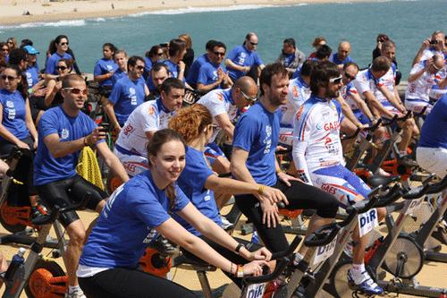 Spinning junto al mar con DiR y el equipo de Titan Desert