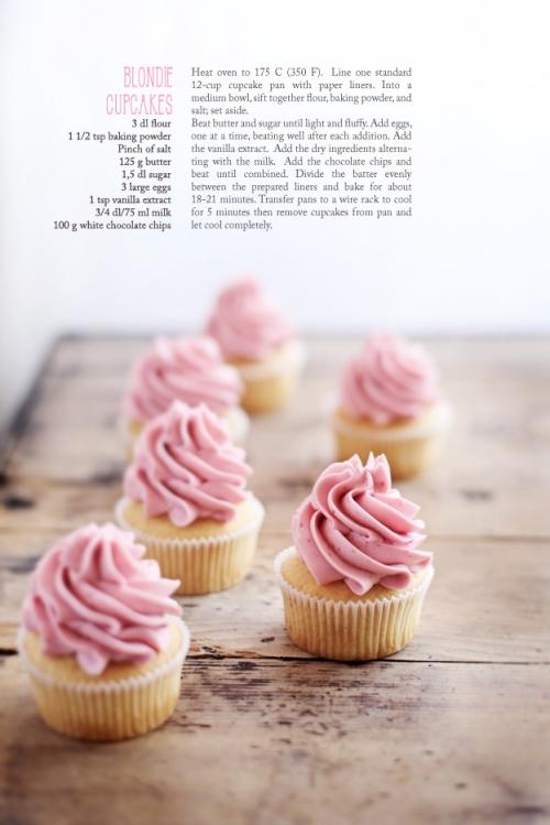 Recipe – Blondie cupcakes