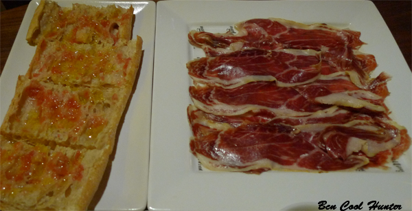 pan tomate jamon