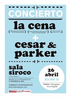La Cena en Directo En Madrid (26.Abril.2012)