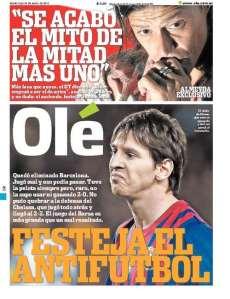 Las portadas del mundo reflejan la caída del Barcelona