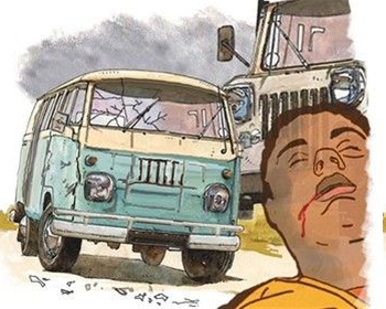 Patanista pierde control, matando una persona e hiriendo a cinco