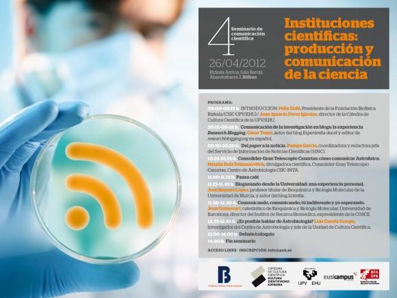 Seminario de comunicación científica 2012 (#sccbilbao2012)