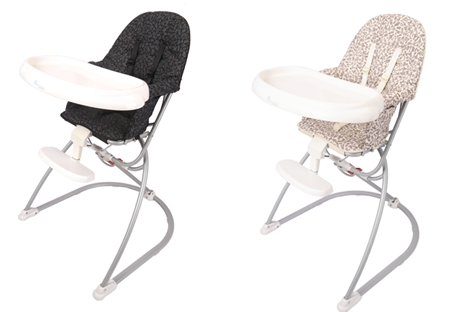 Sillas de paseo, tronas y hamacas con diseño Mariscal