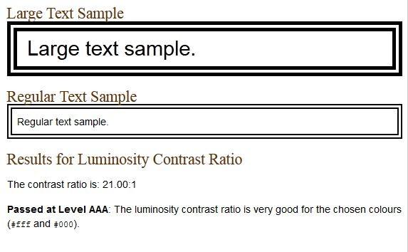 Colour Contrast Analyser