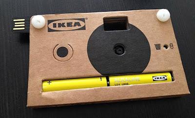 La cámara digital de Ikea es de cartón