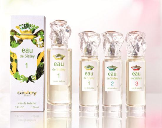 trío de fragancias Eau de Sisley