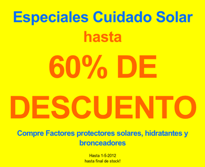 Descuento del 60% cuidado solar en Strawberry