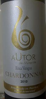 Autor de Arúspide Chardonnay 2010, de Bodegas Arúspide