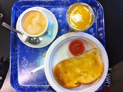 Desayuno en The bite con la ciclogénesis explosiva.