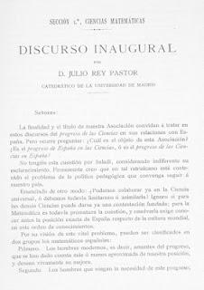 ¿Es el progreso de España en las Ciencias o es el progreso de las Ciencias en España?